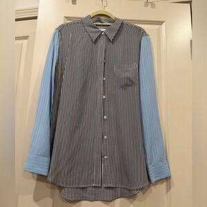 100% Silk Equipment Blouse Striped